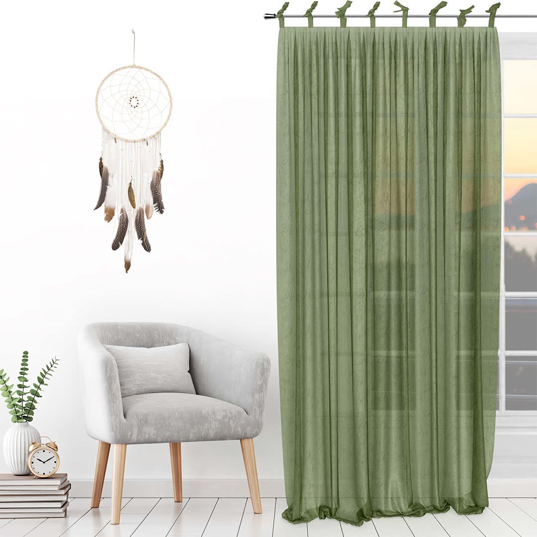 Soleil d'ocre Green Nouette Decoration 140 x 250 cm