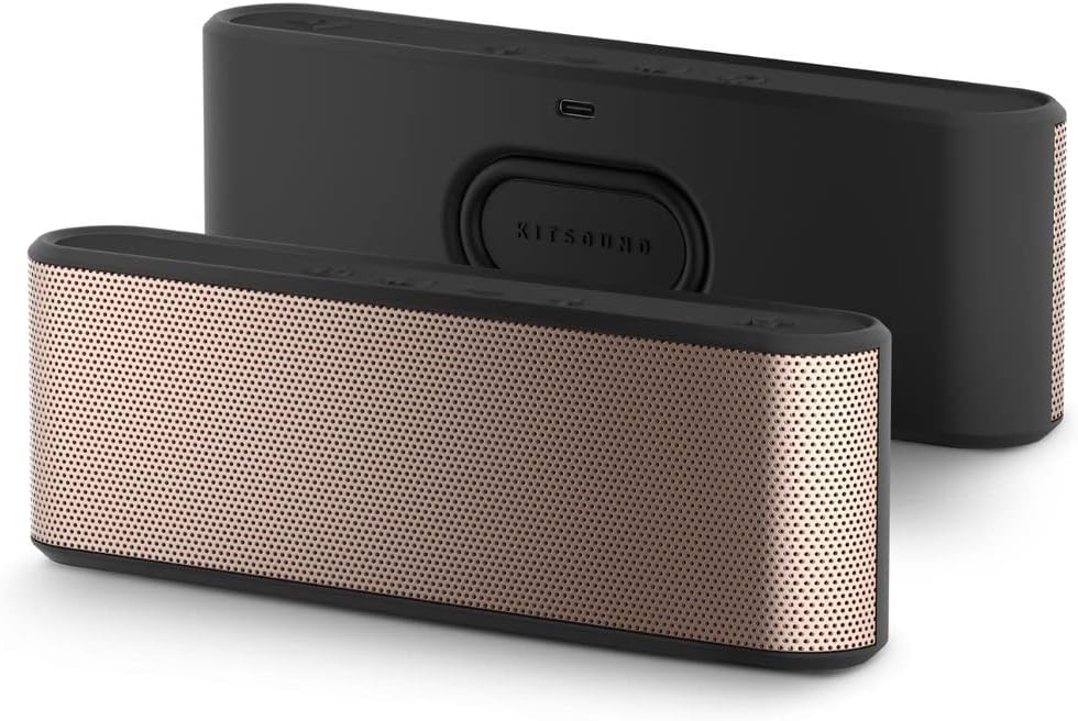 KitSound Boombar 30 Bluetooth Speaker Rose Gold Amazon.co.uk