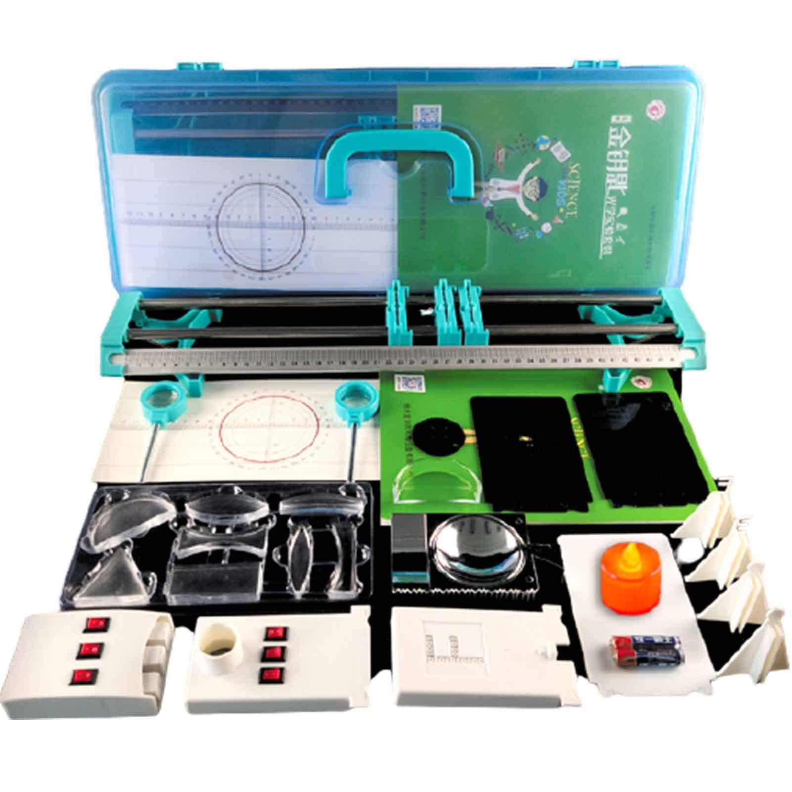 Laboratory Optical Bench Set, Laboratory Appliance Optics Teaching Equipment, High School Students Education Toys Teaching Materials Physics Tes Leunlee