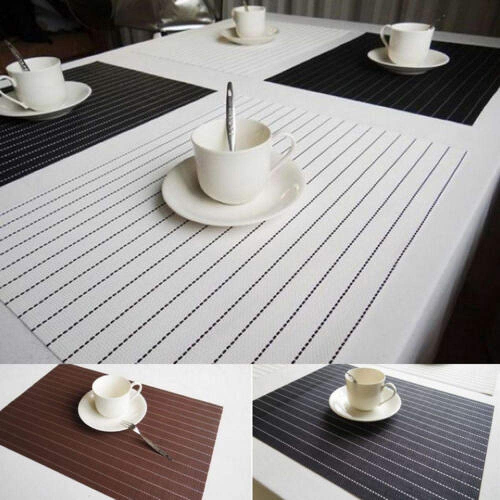 Einfache Isolierschüssel-Tischsets for Küche und Esszimmer, Western-Tischset, gemischte Farben,Hitzebeständige Tischsets