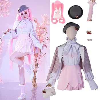 Amazon.co.jp: [YAYANA]初音ミク風コスプレ 桜ミクコスプレ衣装