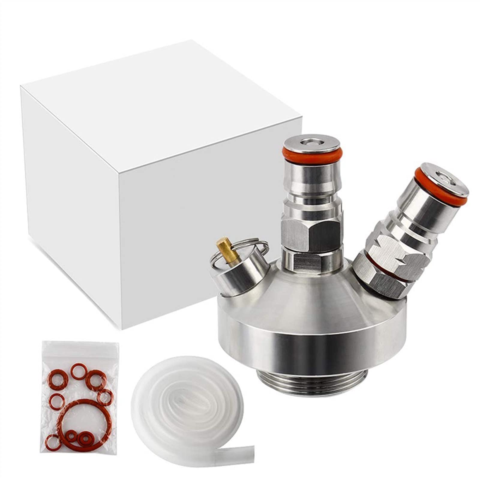 MNEVZX Brewing Accessory Mini Keg Tap Dispenser Beer Growler Spear With Ball Lock Kits For Homebrew Beer Accessories Brewing tools(Mini keg spear)