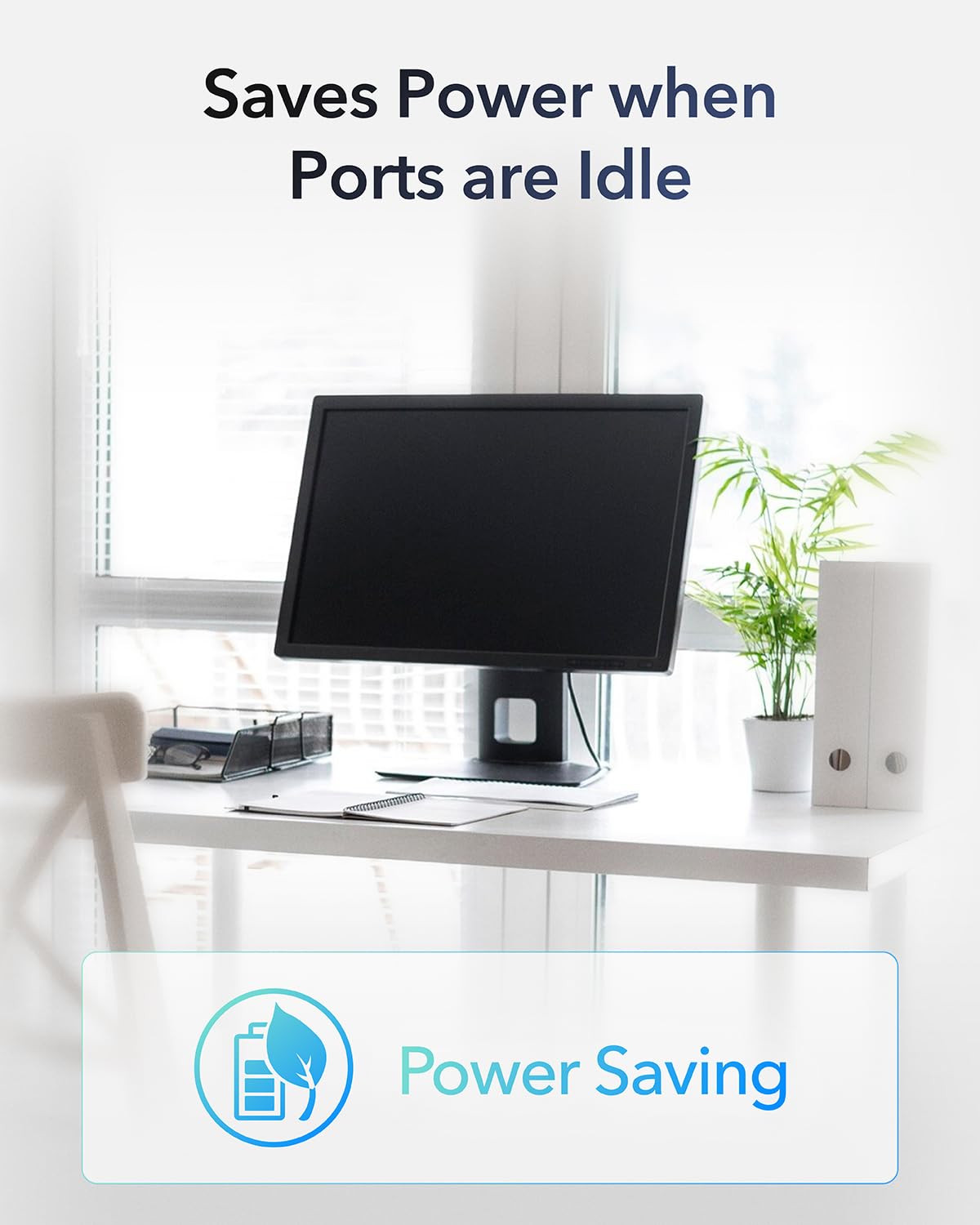 Cudy GS108D Gigabit 8-portowy przełącznik, pulpitowy rozdzielacz Ethernet, bez wentylatora, optymalizacja ruchu, Plug and Play