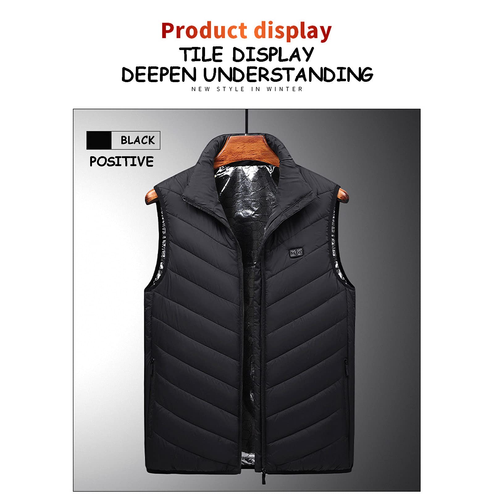 2025 Beheizbare Weste Herren Damen Sale Beheizte Weste Jacke Elektrische Heheizte Kleidung mit 11 Heizzone Heizweste Unisex Aktualisierte Version Beheizte Weste USB Warme Heizwesten mit Heizung