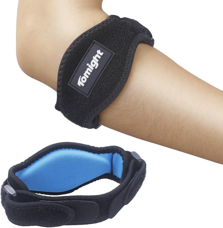 Tomight [2 Pack Elbow Brace, Tennis Elbow Brace with Compression Pad for Both Men and Women