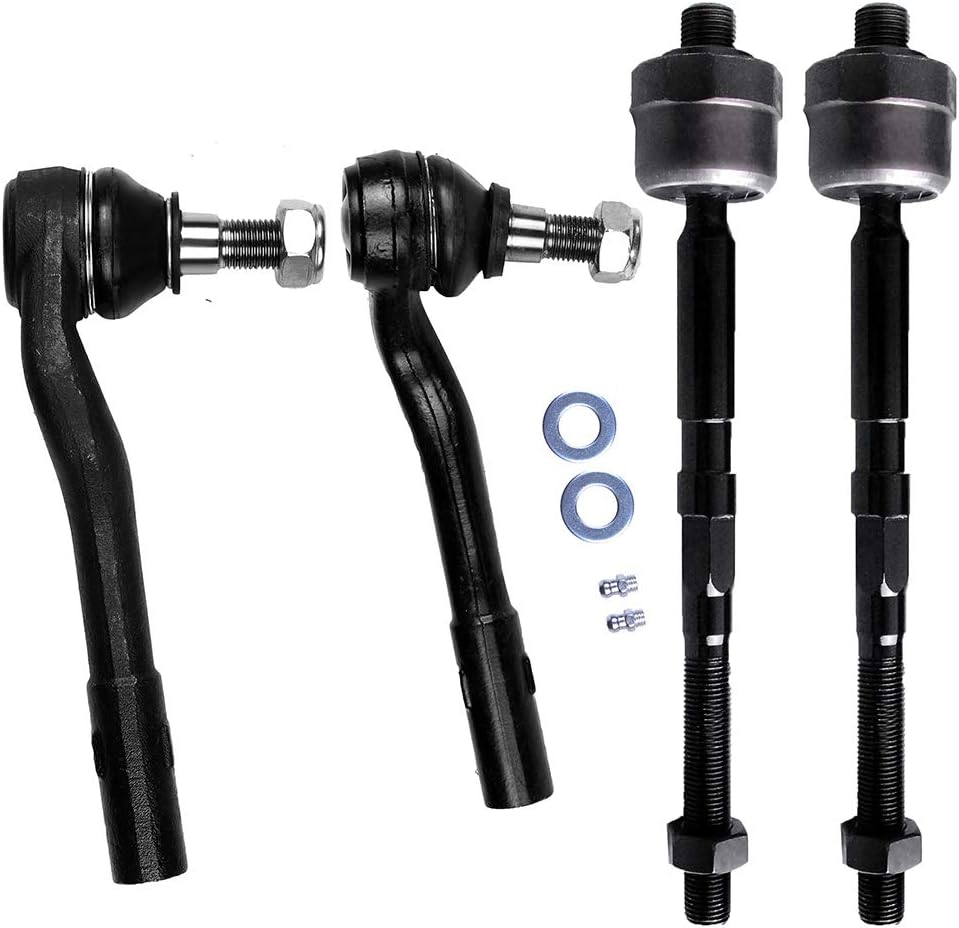 INEEDUP NEW 4 Set of Inner Tie Rod End Outer Tie Rod End Compatible with For Mercedes-Benz C240 C280 C32 AMG C320 C350
