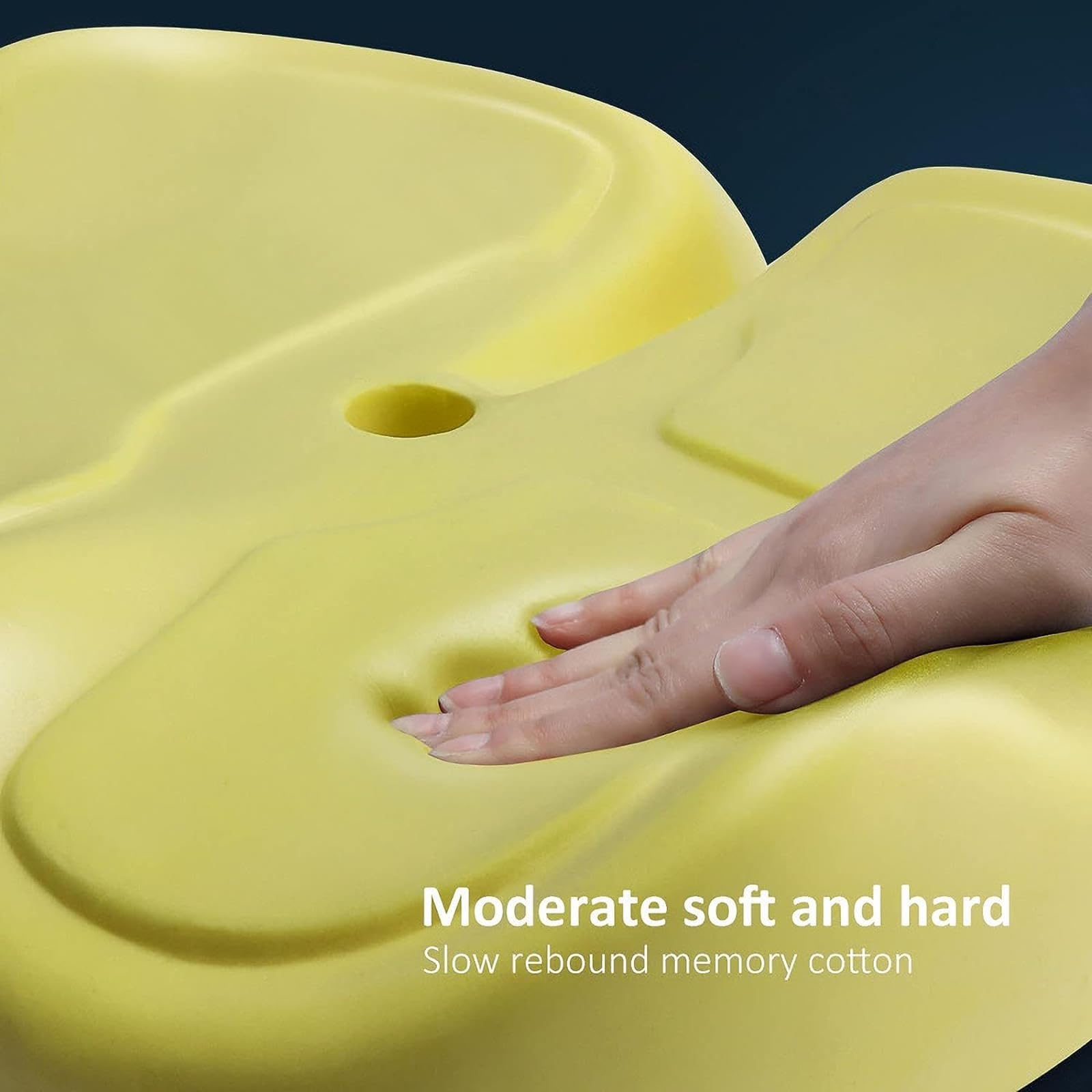HAZARA Cojin Antiescaras Lavable Ergonómico Cojin Ergonomico para Espalda,Alivio del Dolor De Coxis,B-Pink
