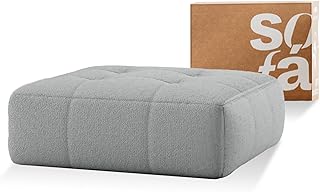 Sofá na Caixa modular 1 lugar em Boucle (Cinza, Chaise) - Produto 8 mais recomendado com 3.9 estrelas