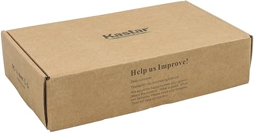 Miniatura 6 de Kastar Paquete de 1 batería LPE4 de 11.1 V 4400 mAh y AC LCD cargador rápido dual compatible con Canon LP-E4 LPE4, batería US 5751B002, cargador