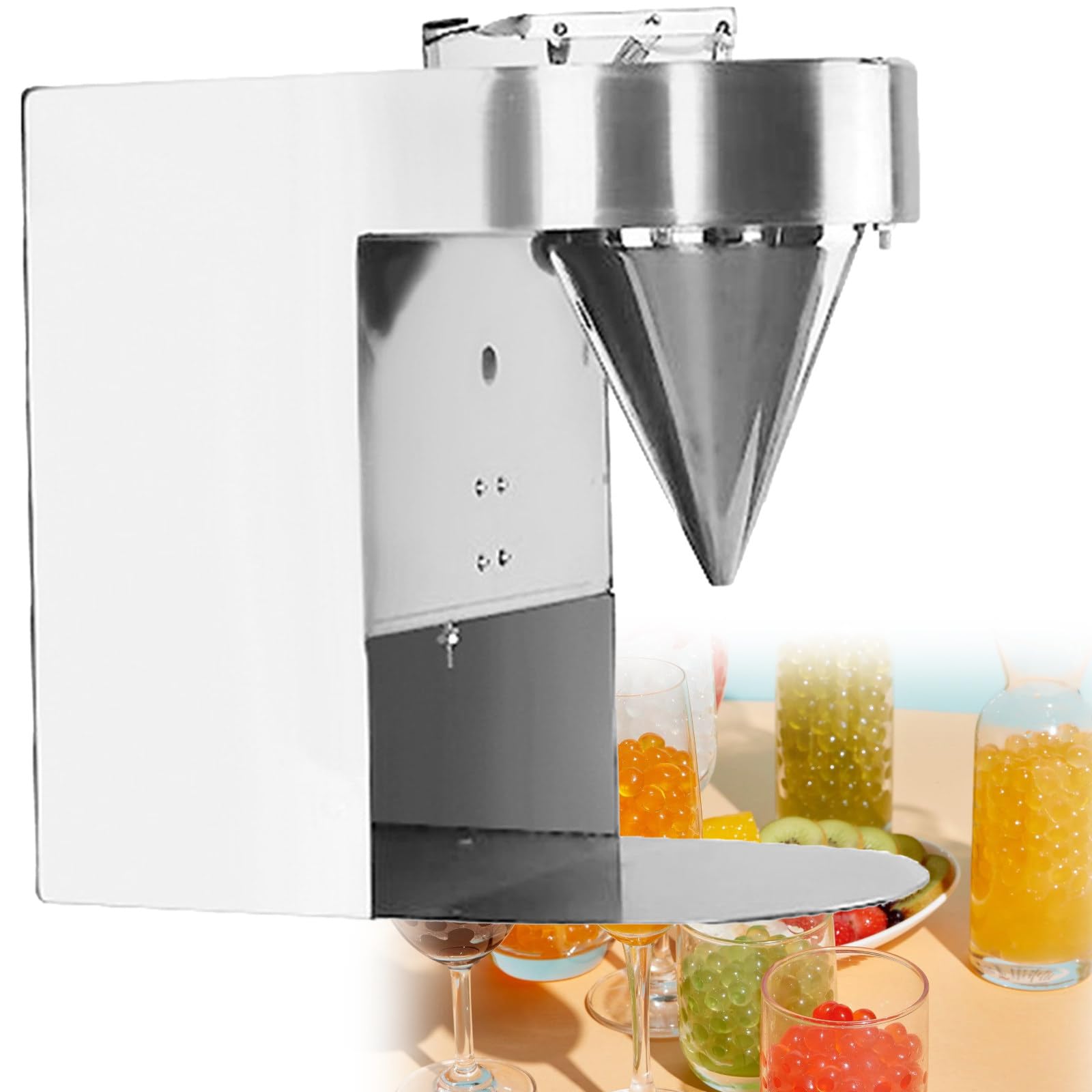 PtaTritious Commercial Popping Boba Machine, Tapioca Pearls Milk Tea Maker, Pearl Maker Popping Bobaing Tool, for Restaurants Milk Tea Stores Dessert Stores
