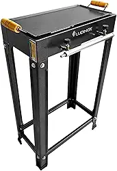 Fogão Industrial Com Chapa Gás 2 Bocas 20x20 Alta Pressão com kit de intalção