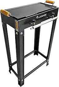 Fogão Industrial Com Chapa Gás 2 Bocas 20x20 Alta Pressão com kit de intalção