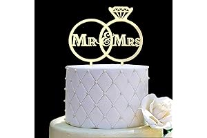 Exquisite Mr. and Mrs. Cake Topper: Adorn Your Wedding Cake