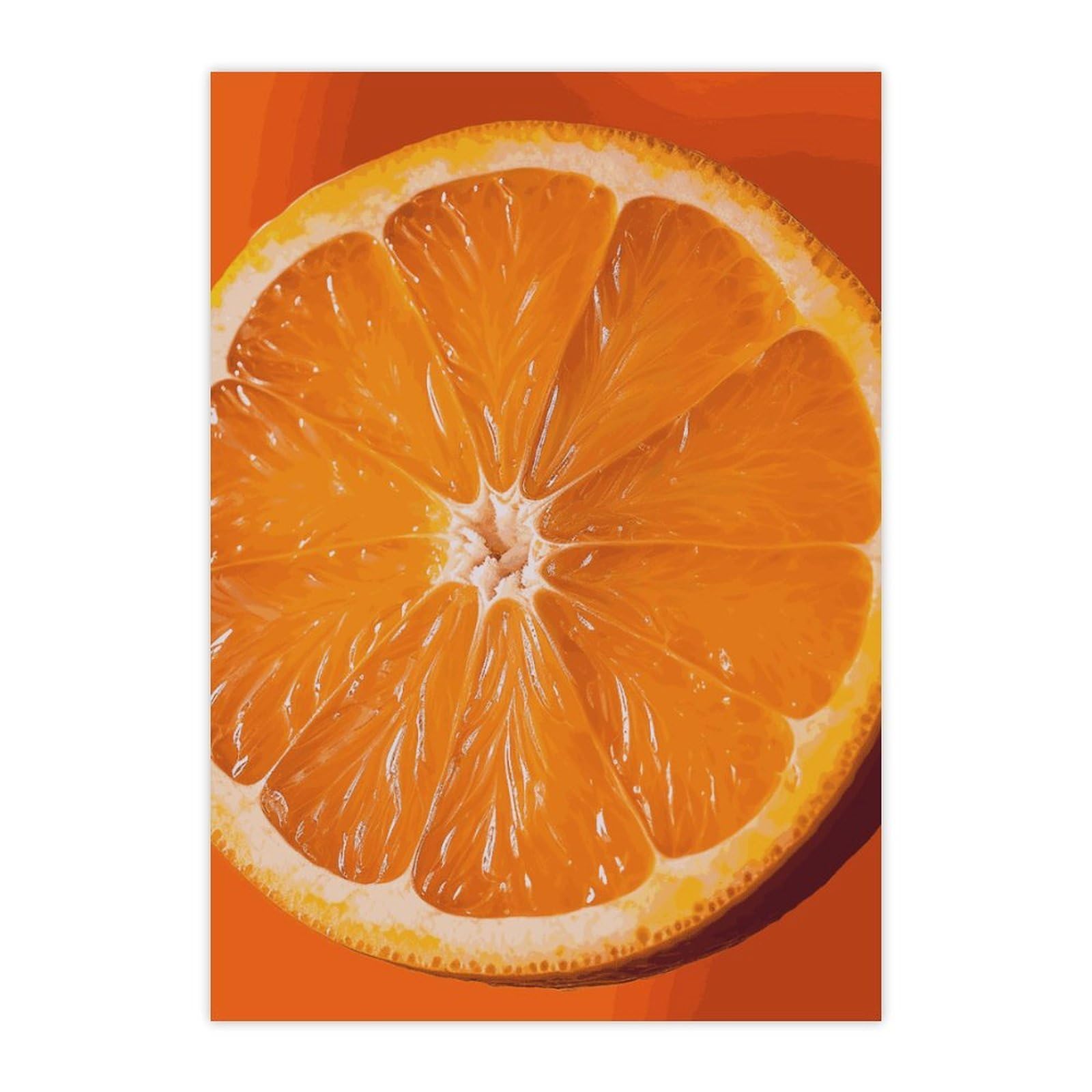 Autocollant orange amusant pour ajouter de la joie sur vos objets fétiches