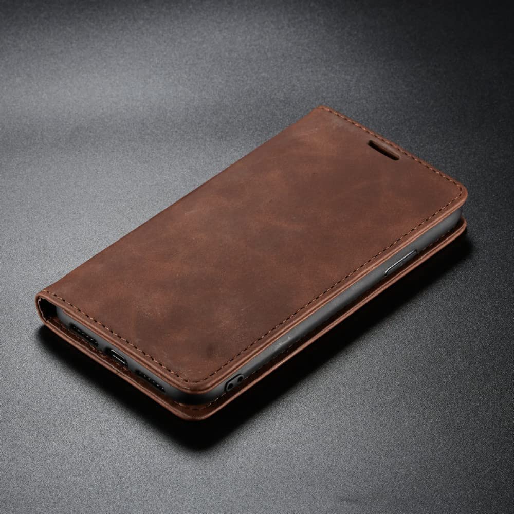Étui en cuir de qualité avec rabat aimanté pour iPhone 11 Pro Max