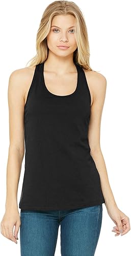 Bella Canvas Camiseta sin mangas 6008 con espalda cruzada para mujer