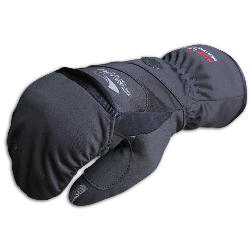 Charly Touch Combi 2-in-1 Fingerhandschuhe Fäustlinge beheizbare Handschuhe Windstopper