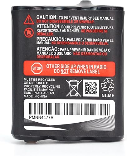 Miniatura 6 de Paquete de 2 baterías Ni-MH de 3.6 V 800 mAh de repuesto para Motorola PMNN4477AR T200 T400 T500 T800 T600 T62 T82 T92 T260 T265 T801 T460 T465 T480