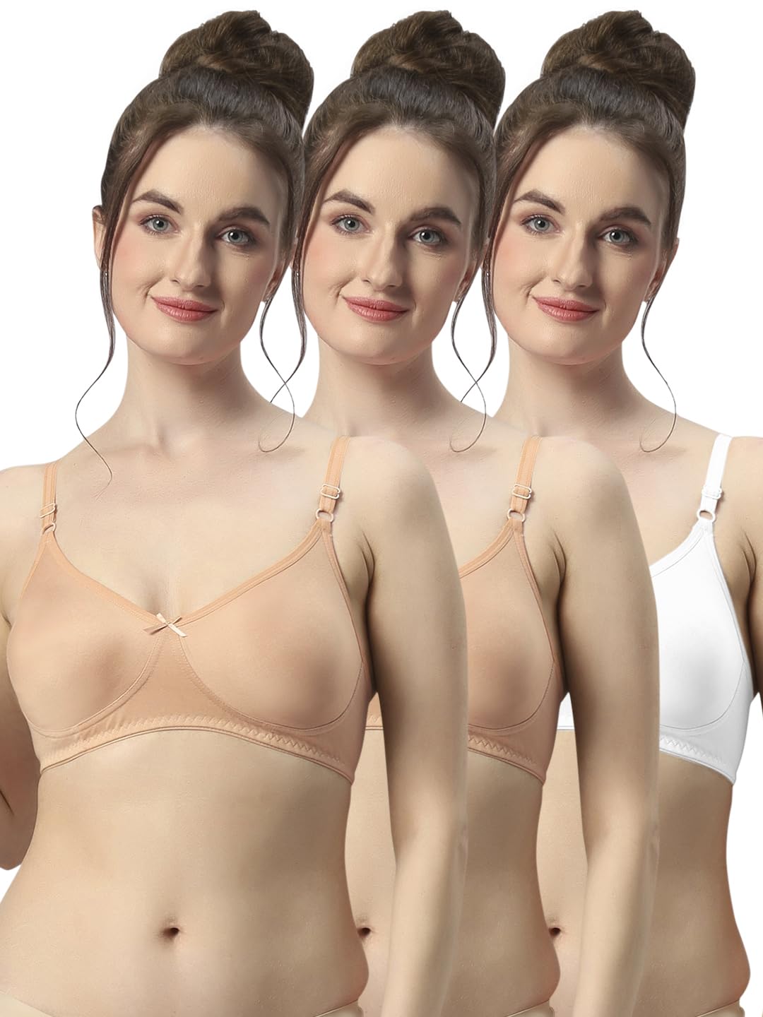 sonari you're beautiful Albela Seamless Soft Cup Everyday Non Padded Molded Bra for Women Daily Use, Medium Coverage, Non-Wired-picture-21