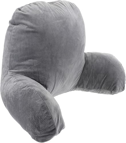 Miniatura 1 de BESPORTBLE Almohada de lectura estándar para la espalda almohada de cama con reposabrazos soporte de espalda para leer trabajar en laptop ver la