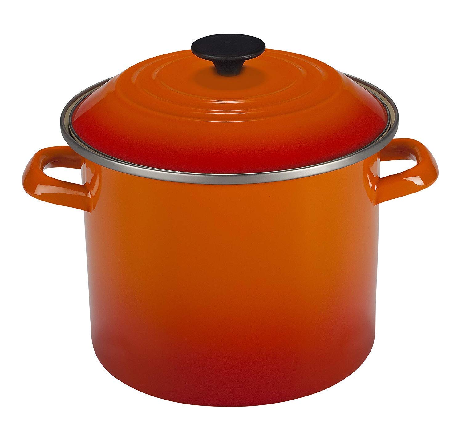 Le Creuset N5100-202 Stockpot, Steel, Flame