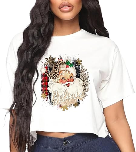 Miniatura 5 de Adhesivos de transferencia para planchar de Navidad para camisetas, calcomanías de vinilo para planchar de Navidad, diseño de parches, calcomanías