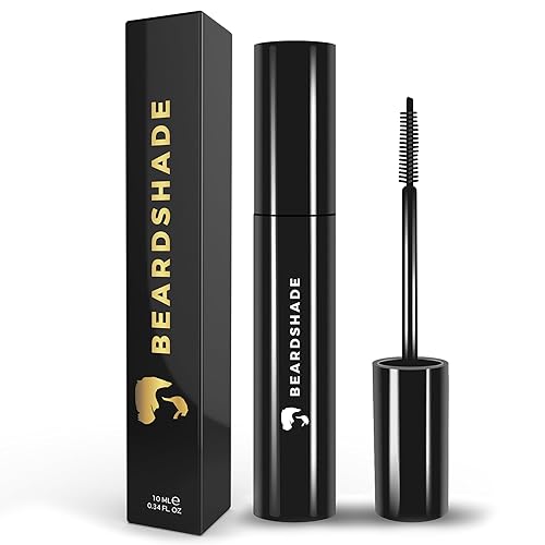 Miniatura 1 de Tinte negro para barba para hombres, color temporal de barba y tinte de cejas, tinte de bigote oscuro y colorante de barba para hombres - 0.3 fl oz