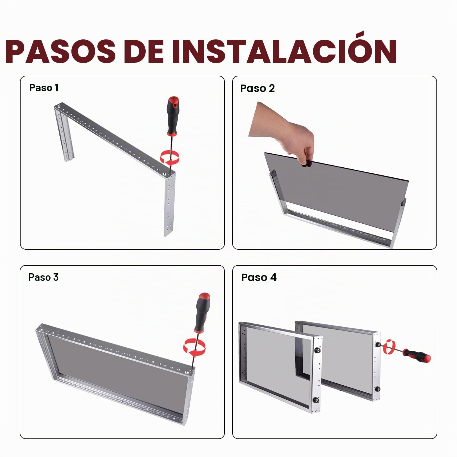 DeskPi Gabinete de servidor 8U, estante de servidor de 10 pulgadas para equipos de red, servidores, audio y video, funda de montaje en rack DeskPi RackMate T1