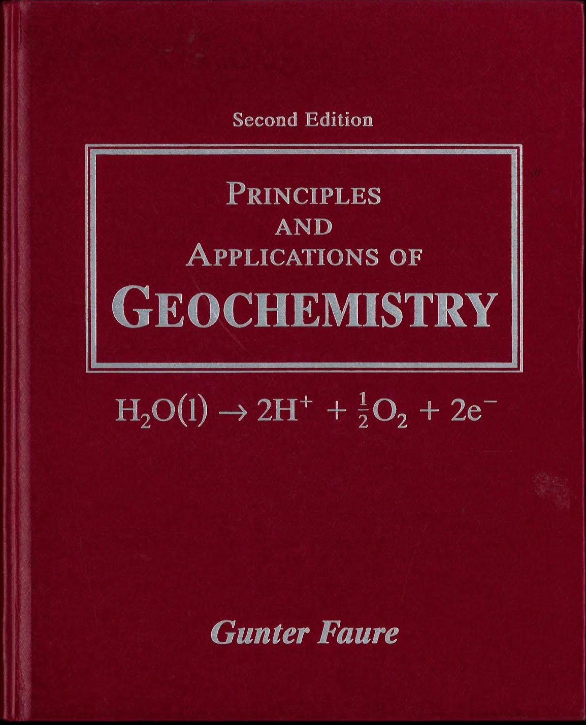 Principles and Applications of Geochemistry