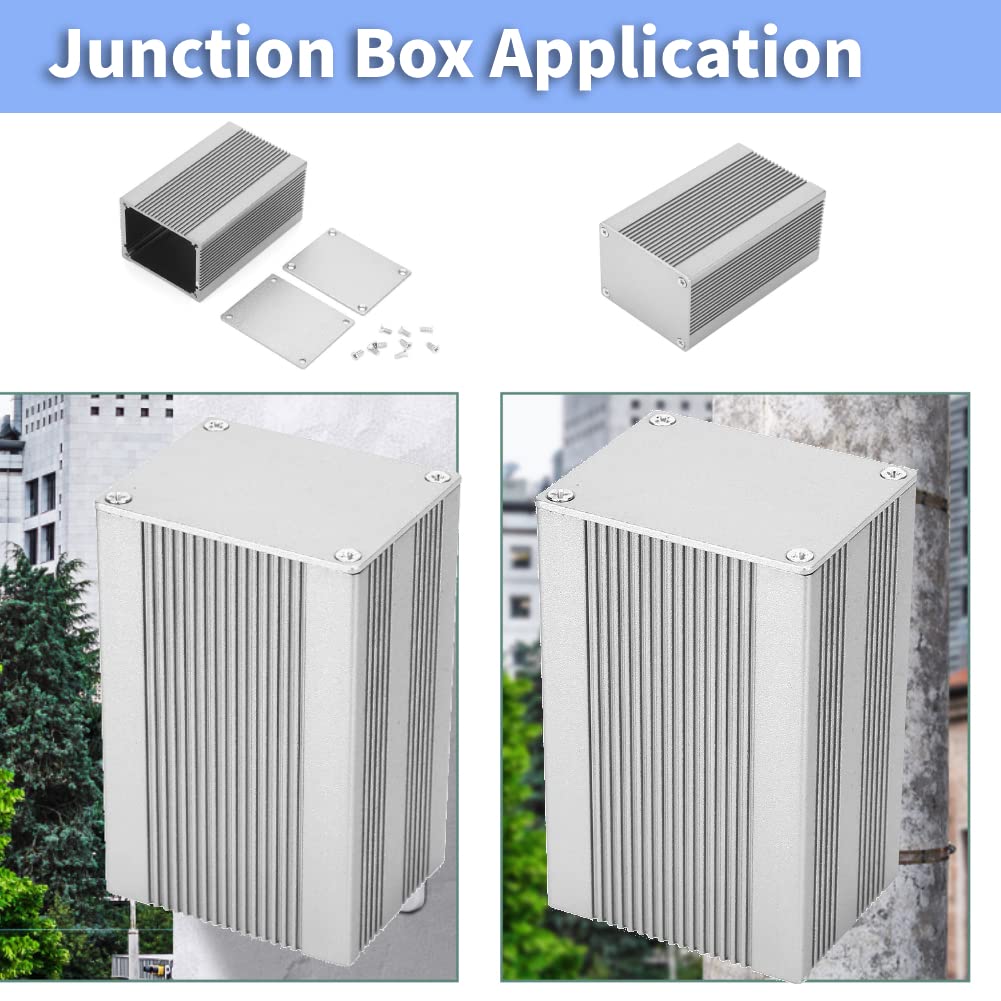 Scatola Dissipazione Alluminio 55x106x150mm - Per Circuiti Elettronici Fai Da Te - Foto 6