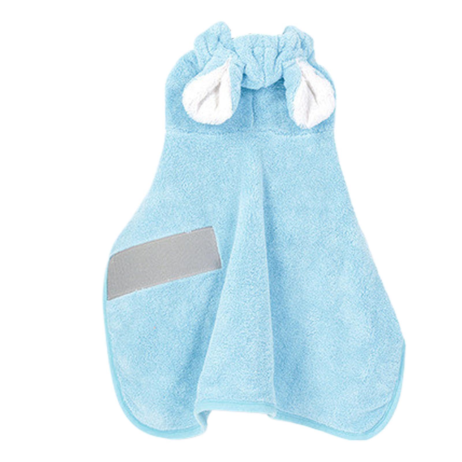 Dog Towel for Pet Shower, Dog Bath Robe Bath Towel, Soft Fast Drying Dog Towelling Drying Coat for Pets, Cats, Small, Medium