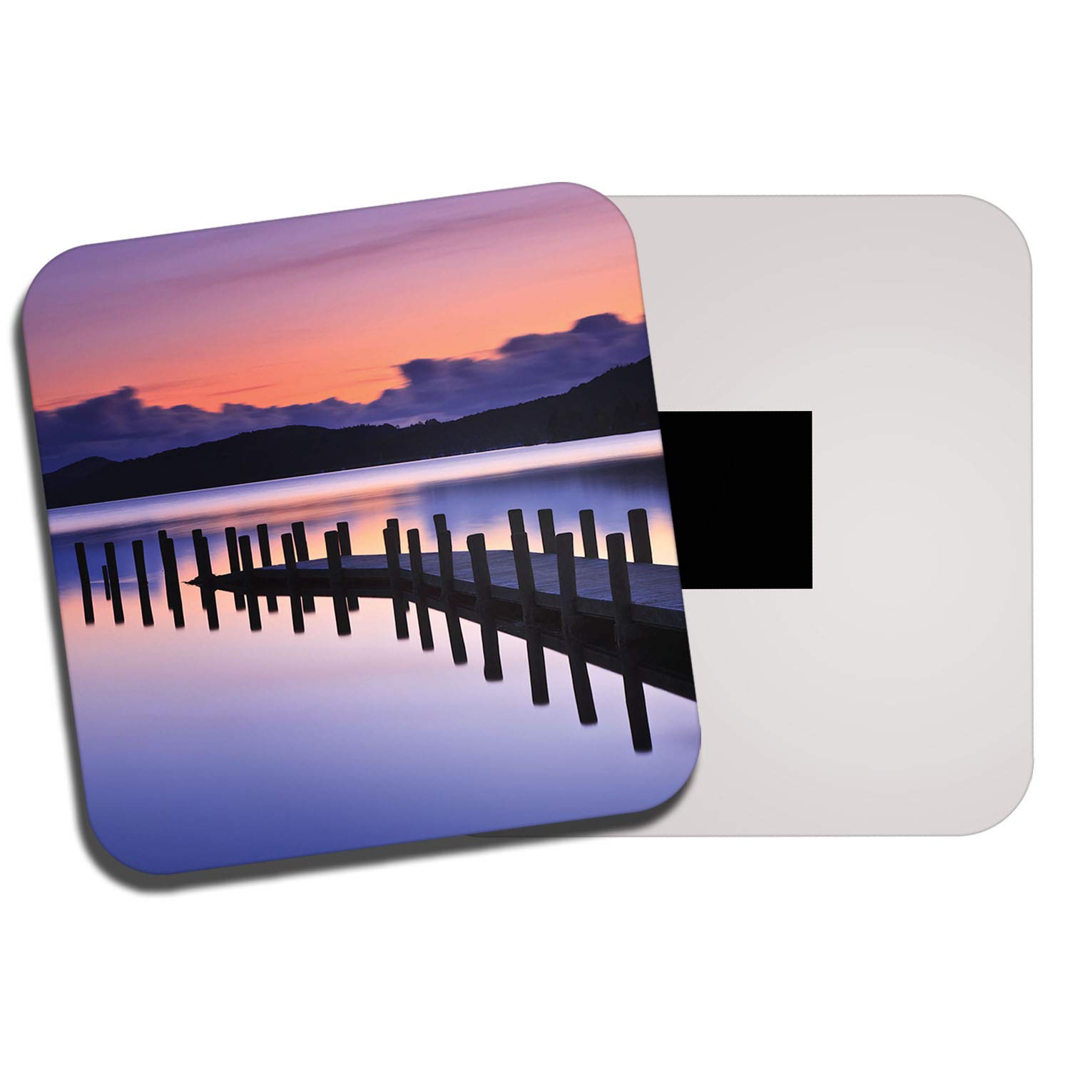 Coniston Water Sunset Fridge Magnet - Lake District England UK 14247