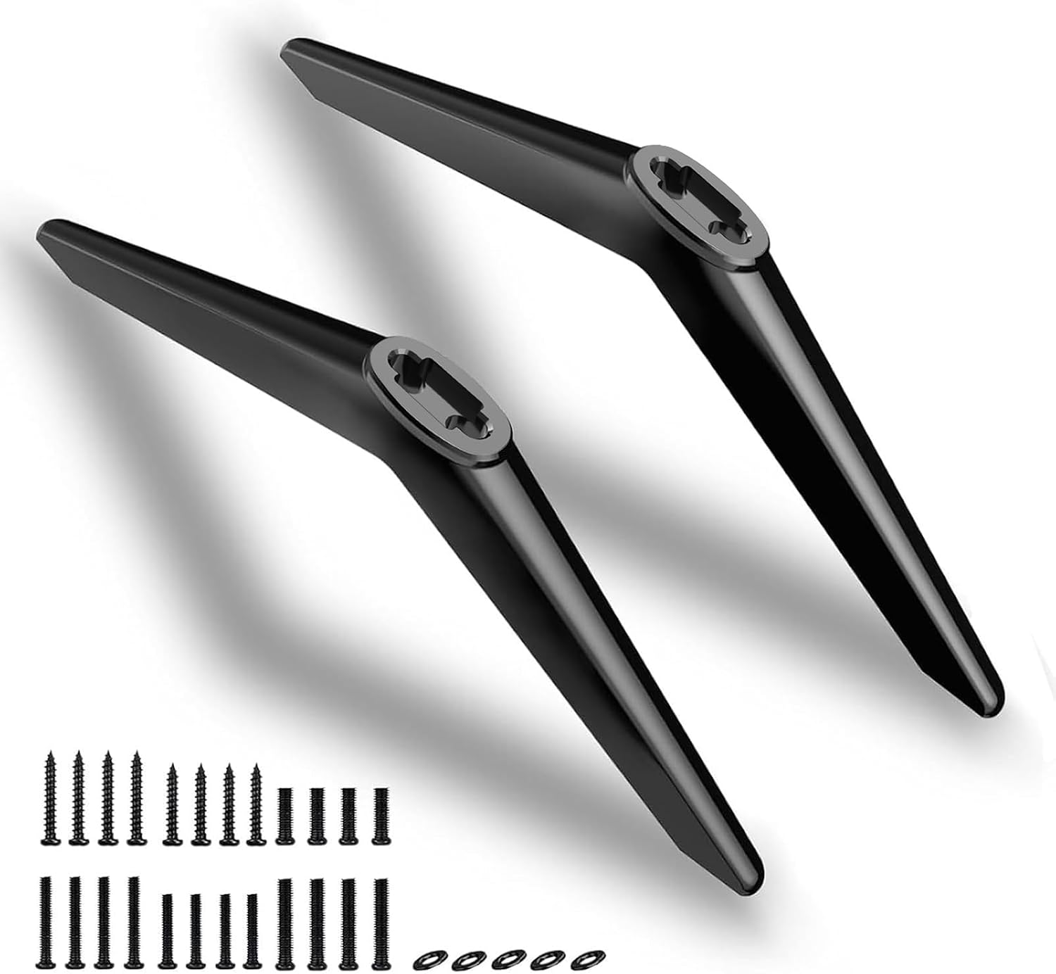 TV Legs for TCL Google TV Stand Legs, for TCL Google TV Legs 32inch to 65inch with Screws & Instructions, Easy to Install