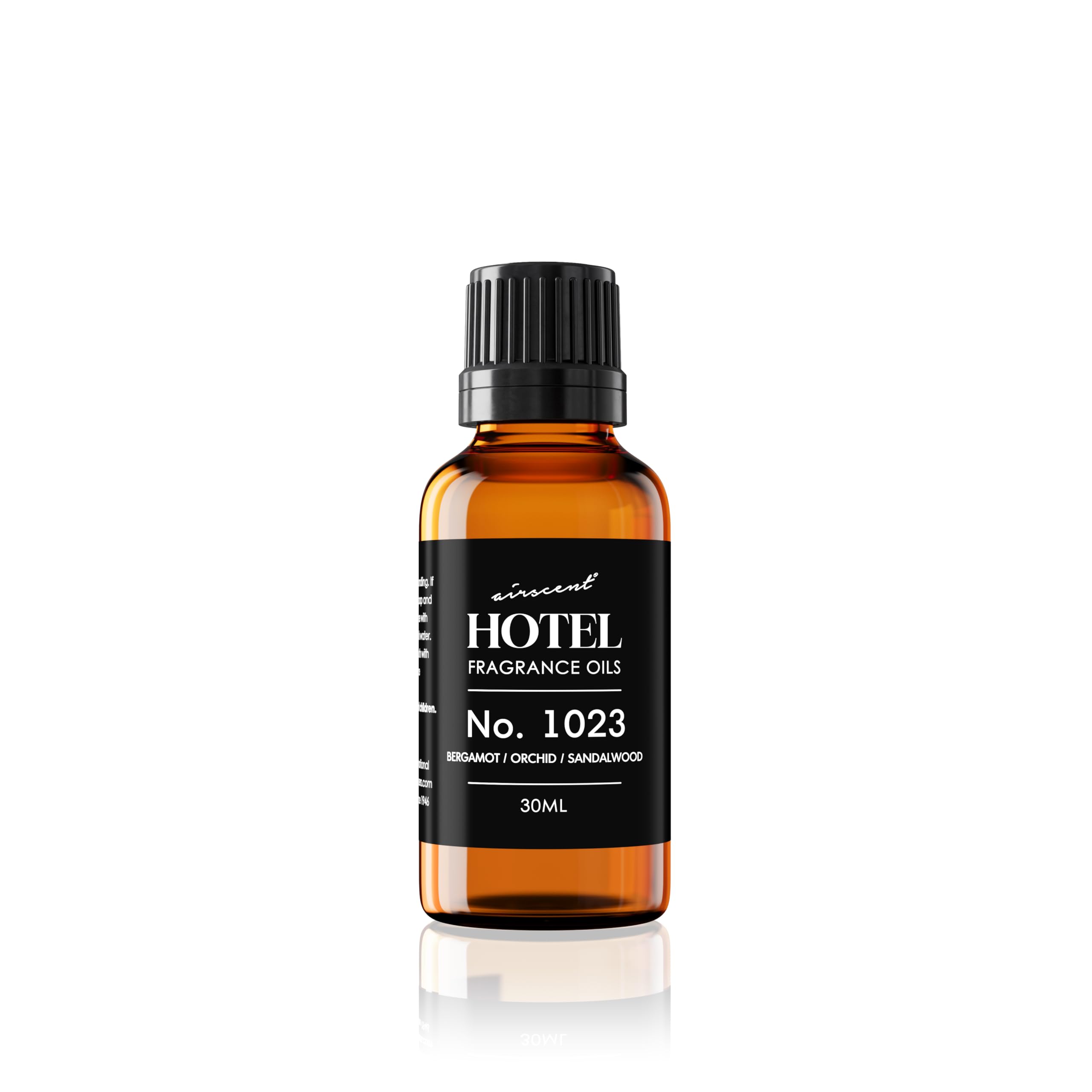 AirScent Hotel Diffuser Oil No. 1023 Inspired by The Baccarat Hotel Scent - Love Affair Fragrance Oil for Ultrasonic and Waterless Diffusers and Crafting - 30 mL, 1 fl oz Glass Bottle with Dropper