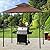 8'x 5' BBQ Grill Gazebo Barbecue Canopy Metal Gazebo Tent with Serving Shelf/Storage Hooks/Lights/Air Vent Instant Sun Shelter 2-Tier for Patio Parties Backyard
