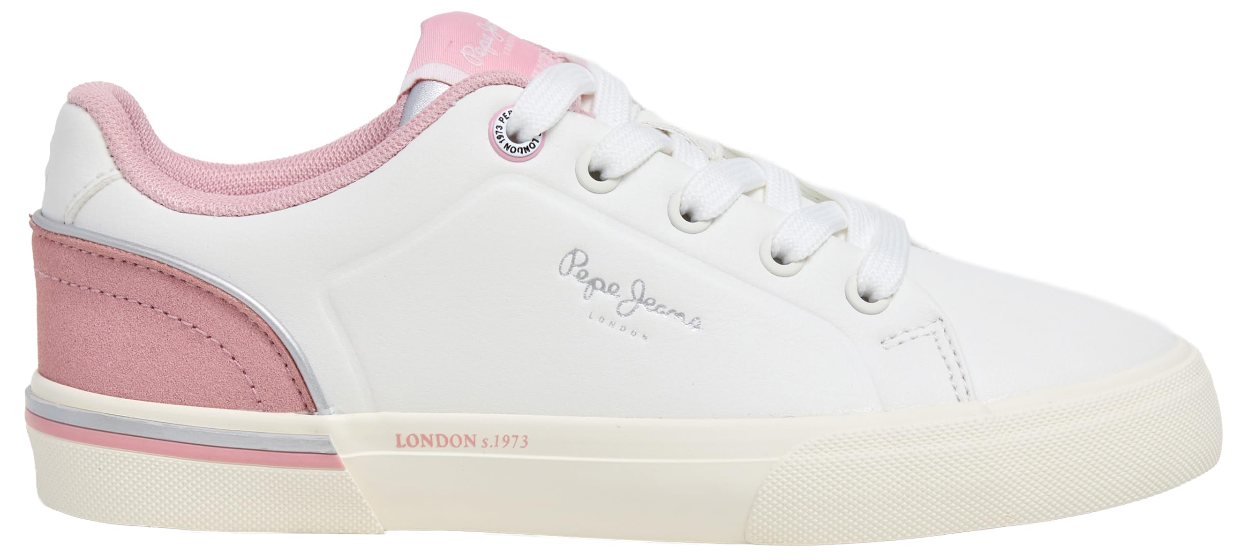 Pepe Jeans Kenton Pure G Sneak, White (White), 3 UK