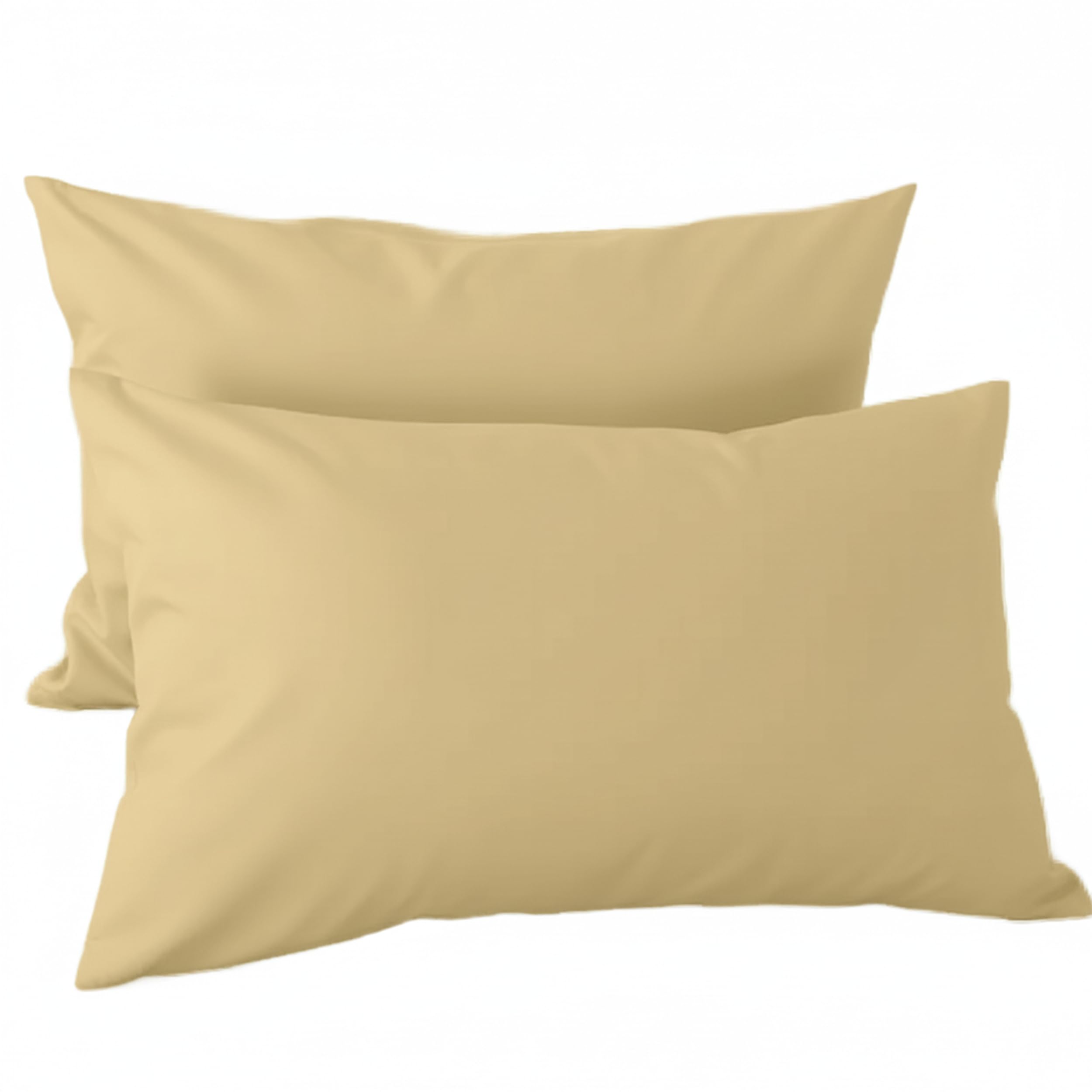 H HANSEL HOME Juego de 2 Fundas de Almohada con Cremallera – Protector de Almohada 100% Microfibra Transpirable y Suave – 70x45cm, Blanco — view 13