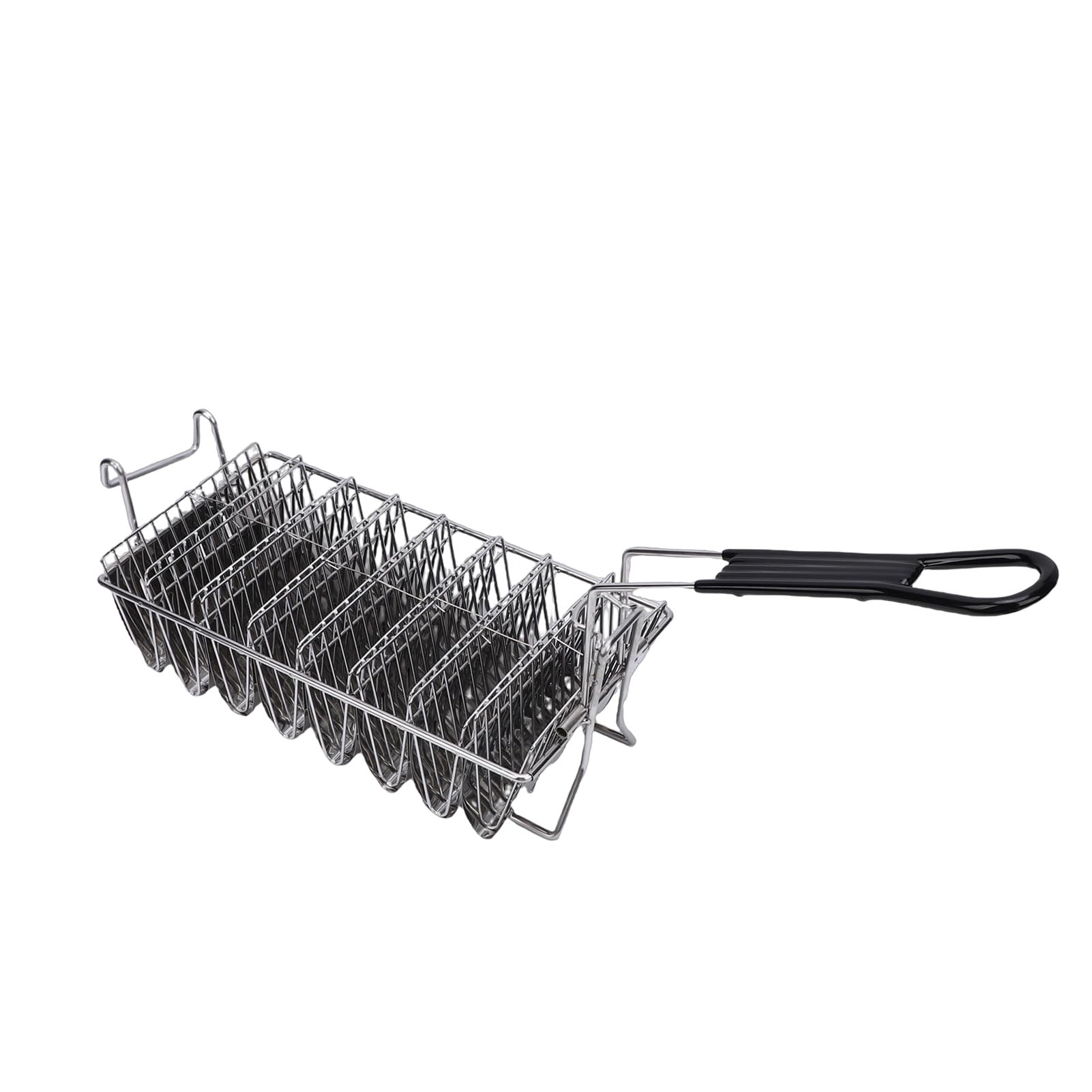 Cesta para Freidora de Tacos Resistente | Molde en Forma de V de 8 Conchas para Freír