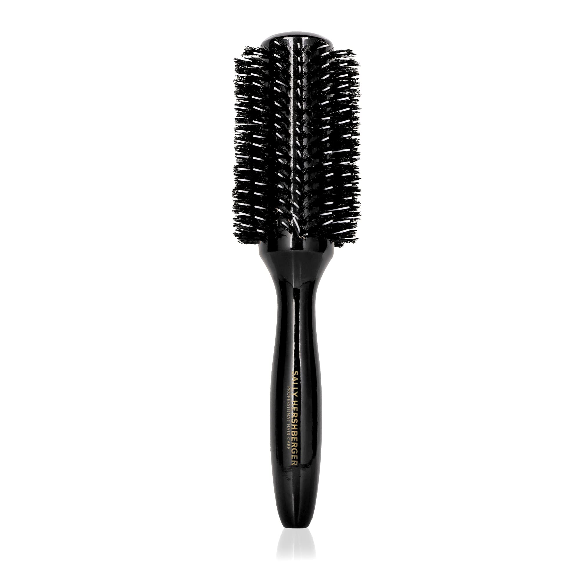 SALLY HERSHBERGERLarge Round Brush - Creates Full Body - Can Be Used To Create Volume, Beachy Waves, Or Smooth Straight Looks - Boar And Nylon Bristles Grip Hair - Easy To Hold, Quick Styling - 1 Pc