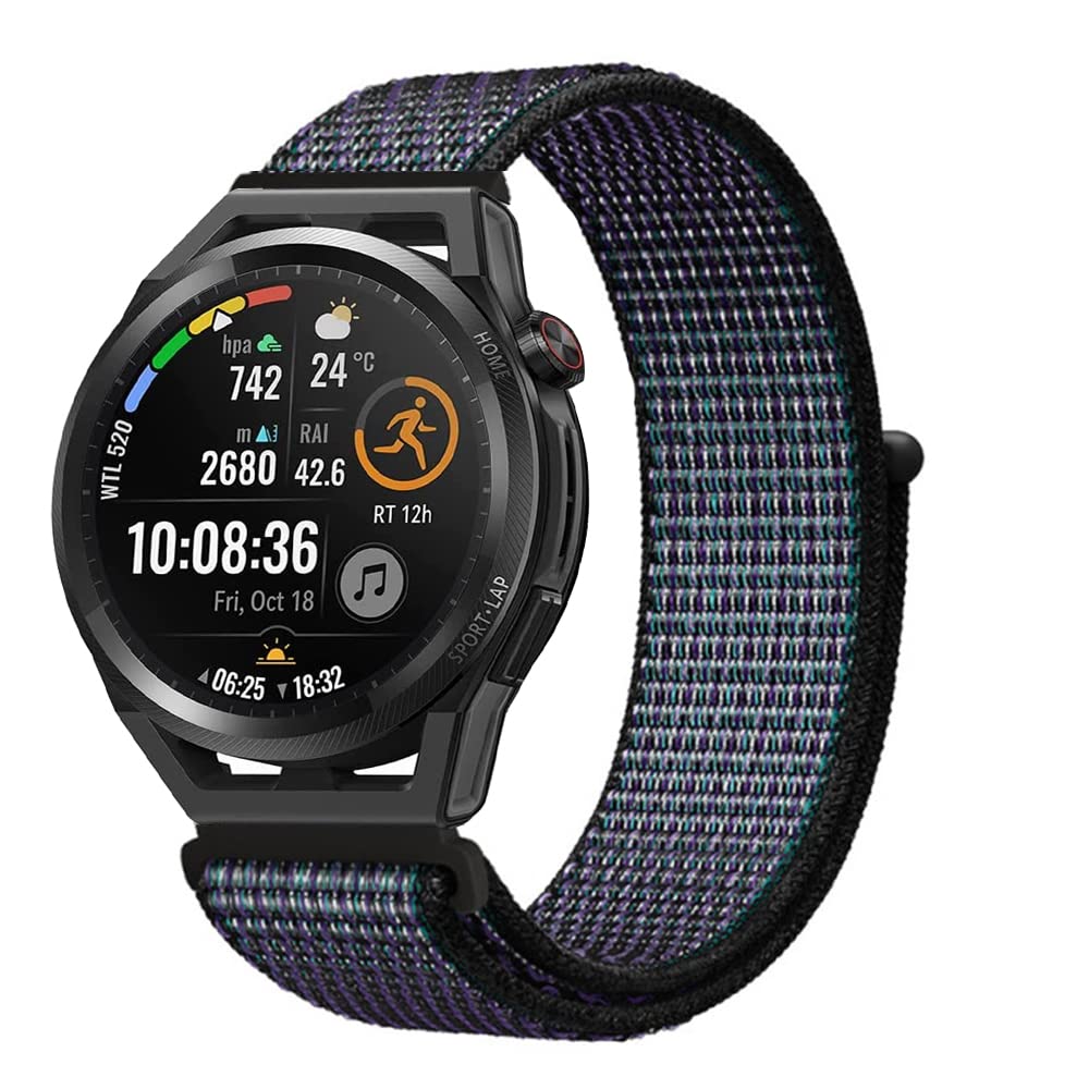HUAWEI WATCH GT Runner　美品　替バンド付き Amazon.co.jp: [JPShopping] 22mm ナイロンバンド コンパチブル