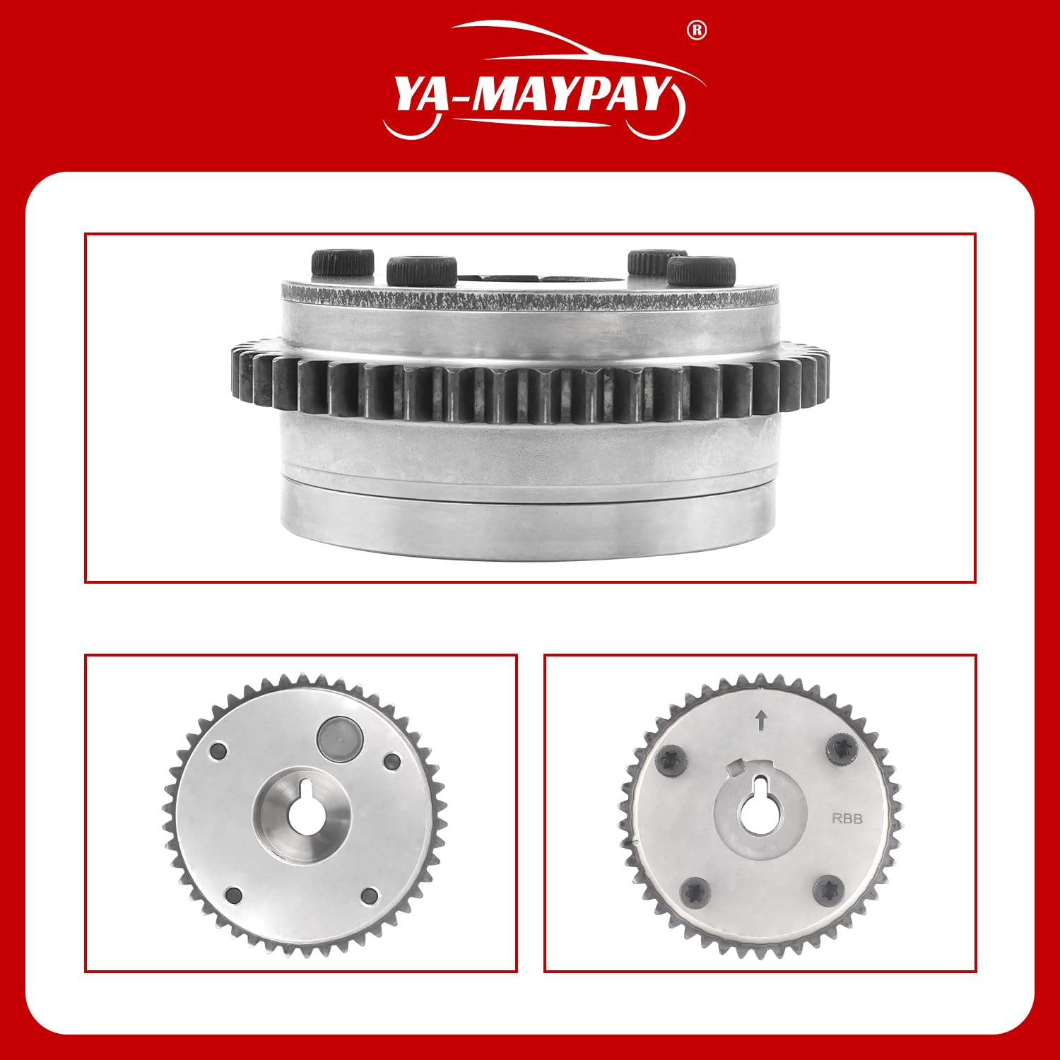 14310-RBC-003 Variable Valve Timing Sprocket Intake VVT Camshaft Timing Gear Compatible with 2002-2011 Civic 2.0L 2002-2006 Honda CR-V 2.4L