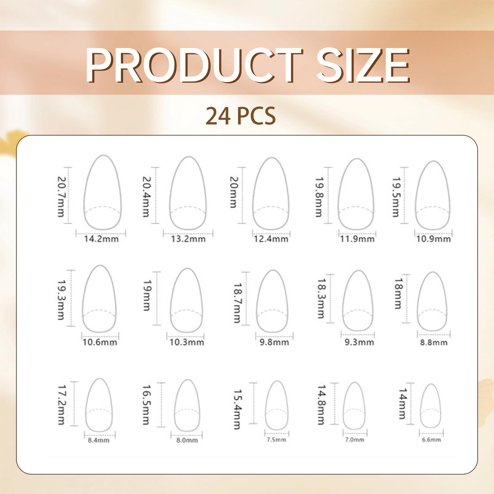 24 pièces ongles pressés moyen amande French tip rose perles dorées paillettes fleurs 3D gel faux ongles réutilisables set manucure