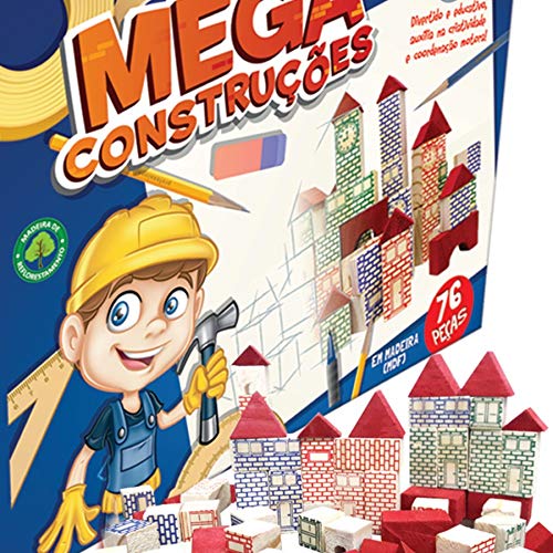 Mega Construções Pais & Filhos 76 Peças
