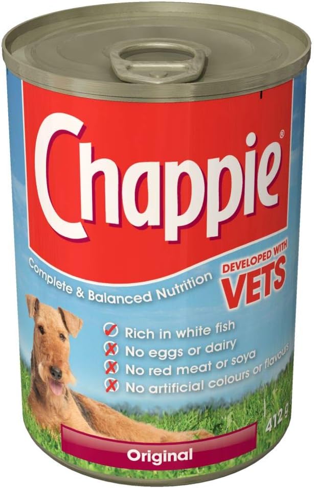 Mars Petfoods 160111/4064 Mars - Chappie Can Original - 412g - EU/UK,, Pack of 12