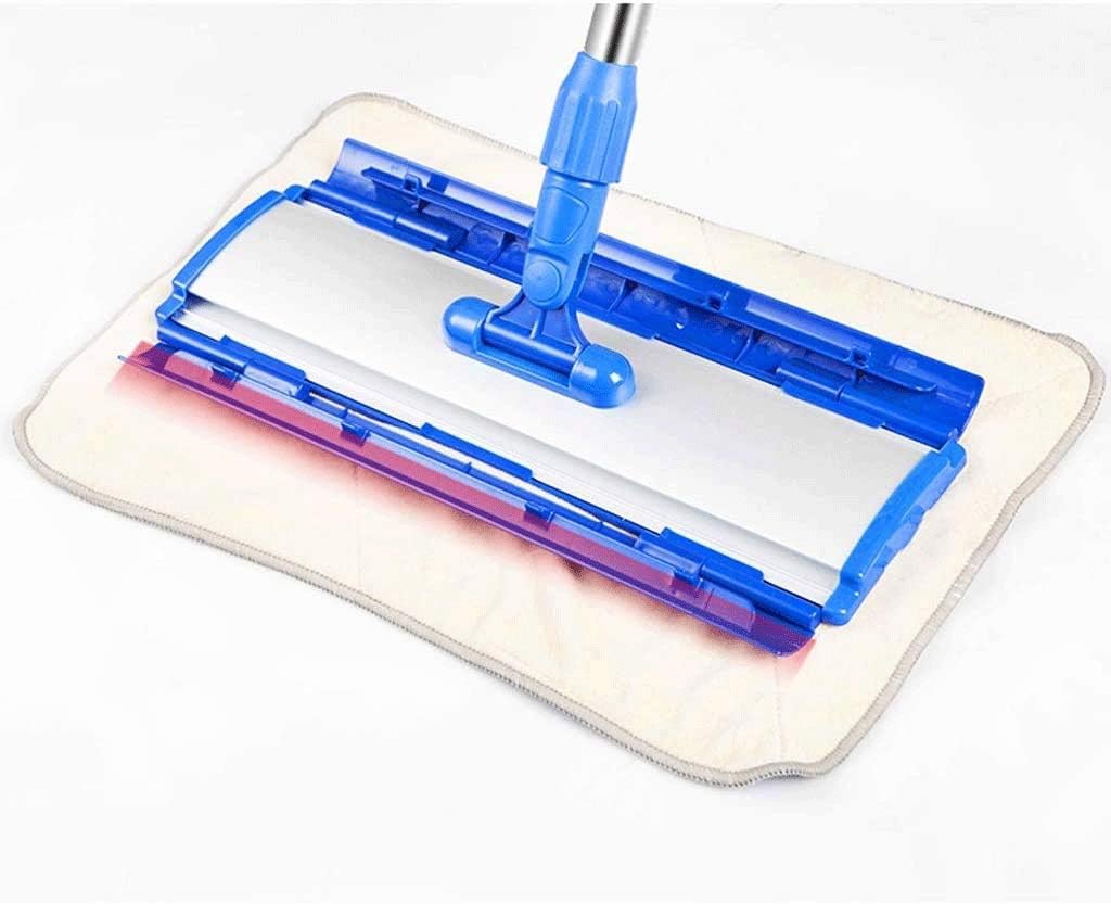 HBJWOV Professional Microfiber Mop for Hardwood, Laminate, Tile Floor Cleaning, Stainless Steel Telescopic Handle，Reusable Flat Mop