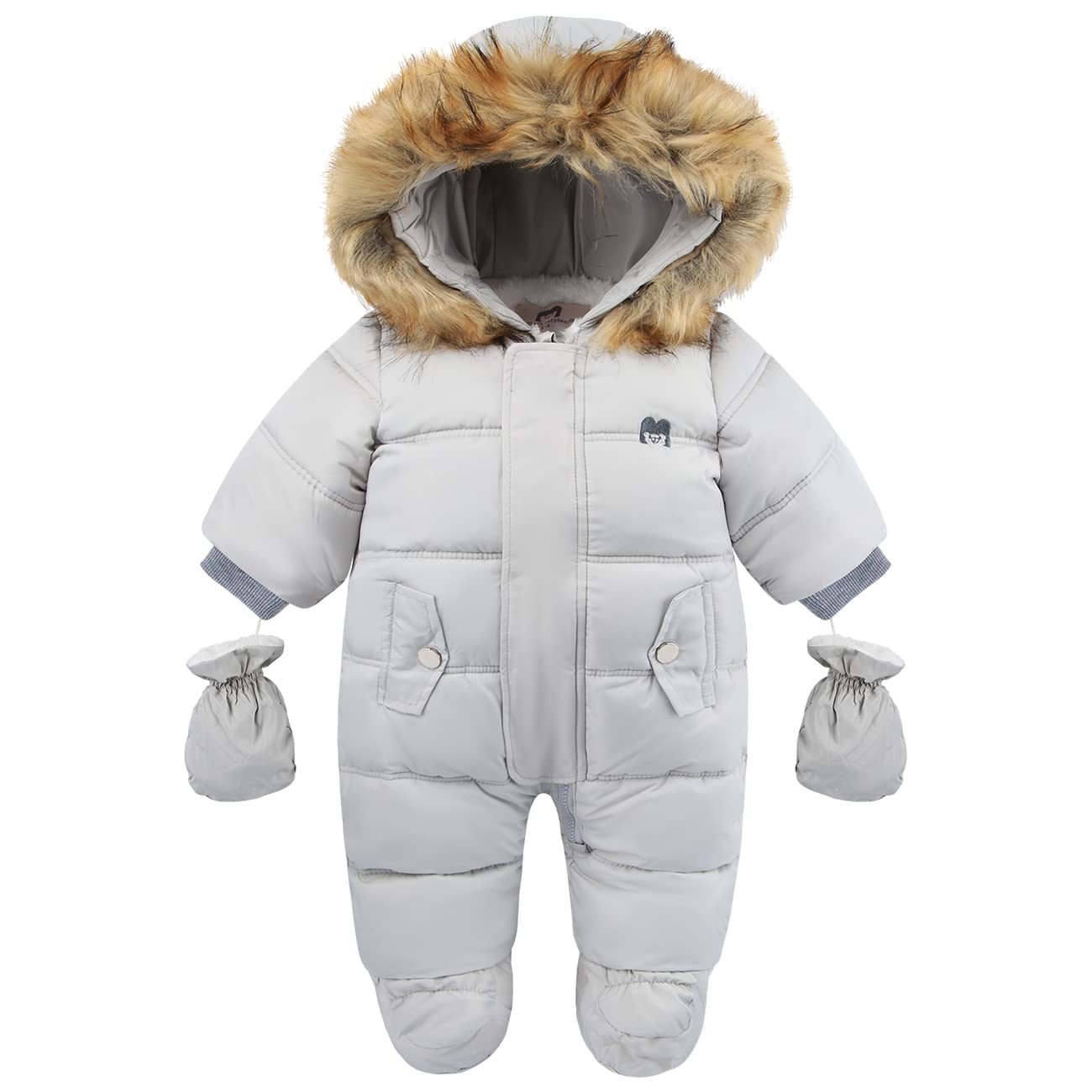 Baby Girls Winter Snowsuits Toddler Jackets For Boy Infant Jumpsuit