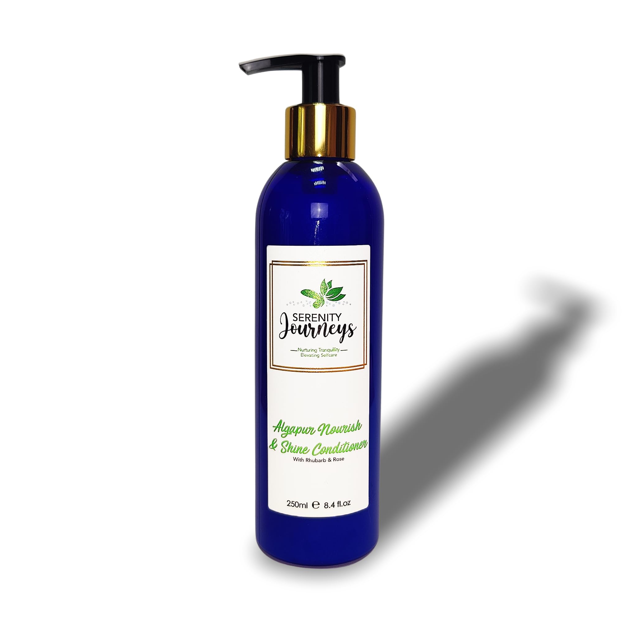 Serenity Journeys Algapur Nourish & Shine Hair Conditioner, Rhubarb & Rose, 250ml