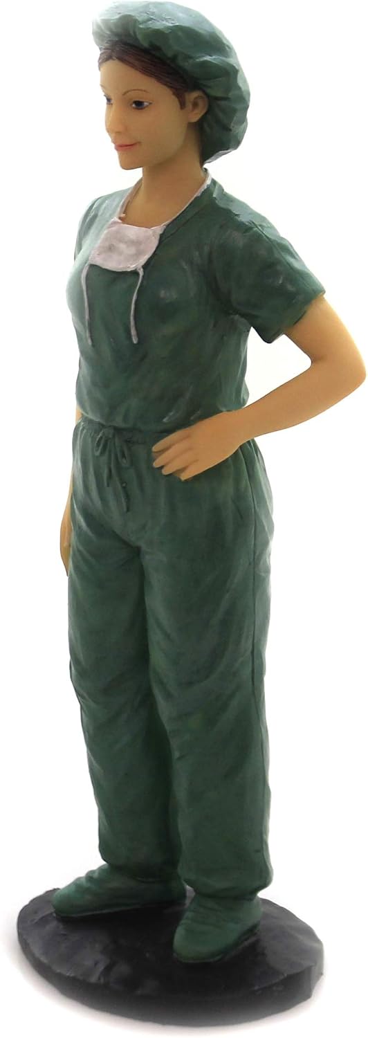 Positive Image Gifts Professional Female Nurse in Scrubs Figurine, 8.5" Tall