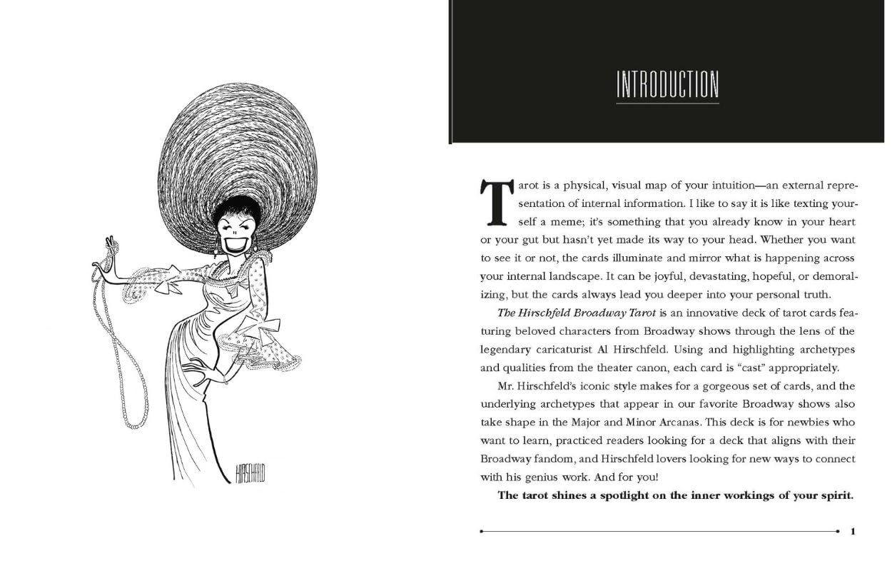 The Hirschfeld Broadway Tarot: Deck and Guidebook