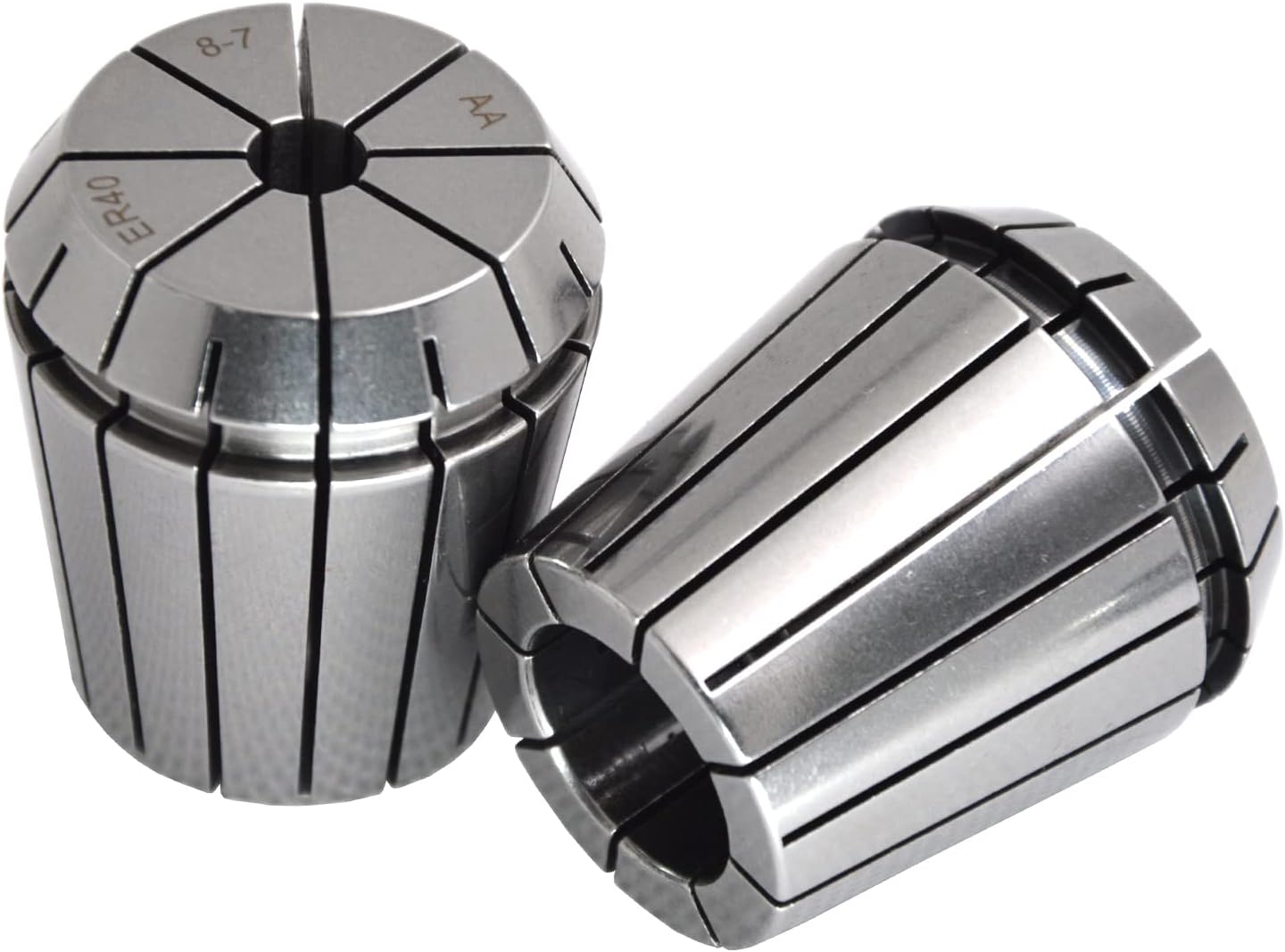 WKSTOOL 2Pcs/Set ER40 22mm Spring Collet Chuck Milling Tool Bits Holder for Lathe Machine (ER-40 22mm)